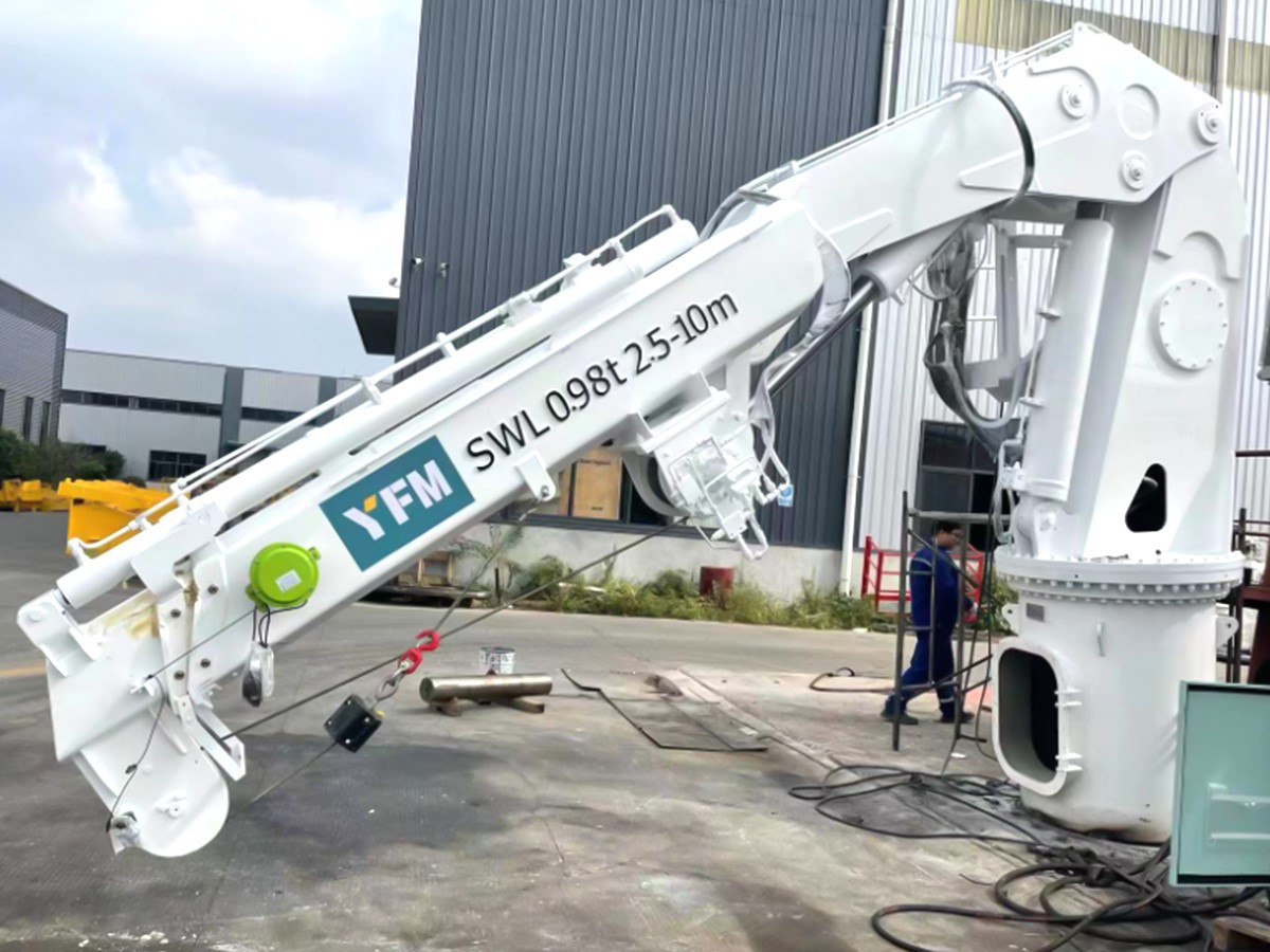 folding boom marine crane folding boom marine crane