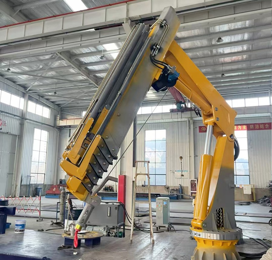 foldable deck crane foldable deck crane