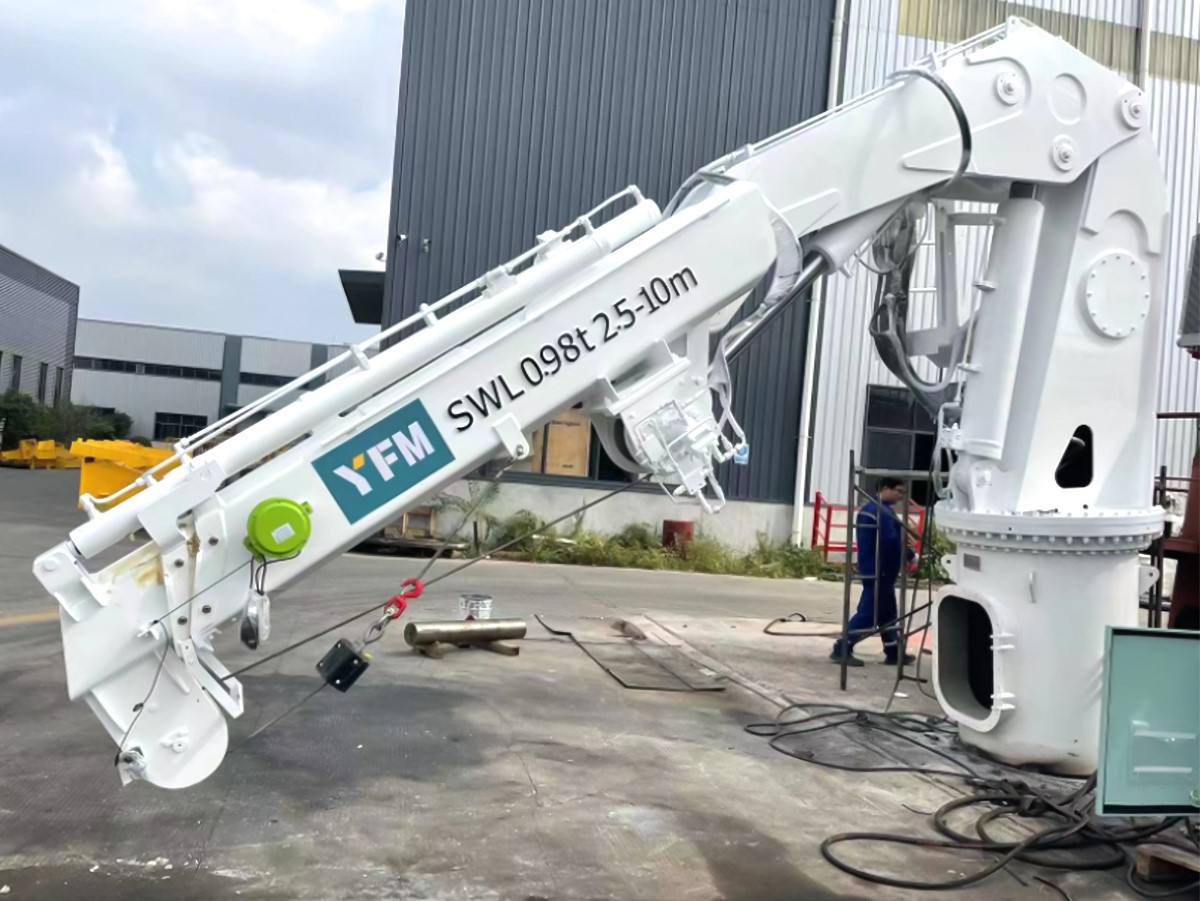 foldable deck crane foldable deck crane