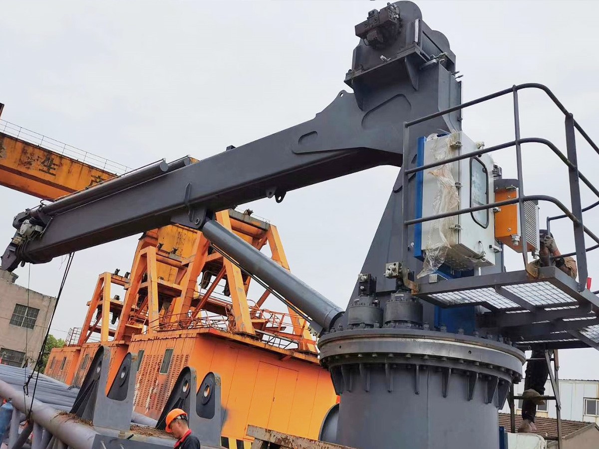 marine telescopic deck crane marine telescopic deck crane