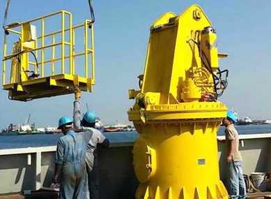 marine telescopic deck crane marine telescopic deck crane