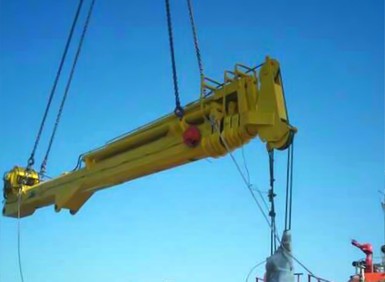 marine telescopic deck crane marine telescopic deck crane