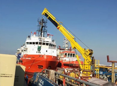 marine telescopic deck crane marine telescopic deck crane